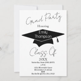 Twee foto's met Gold Glitter Afstuderen Kaart