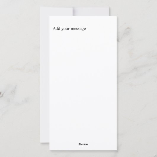 Twee foto's met kerstgroen, bericht achter serie feestdagenkaart (Achterkant)