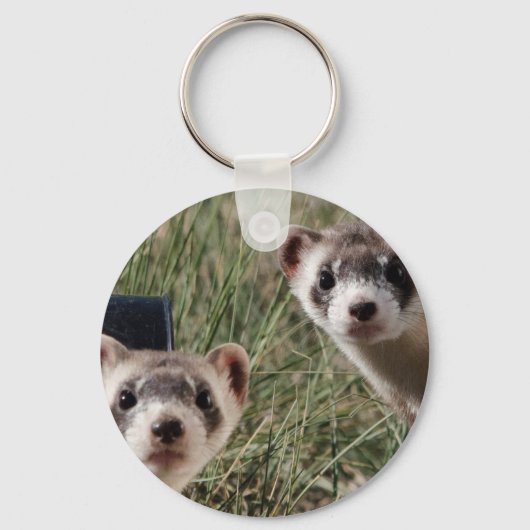 Twee fretten sleutelhanger (Voorkant)