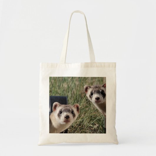 Twee fretten tote bag (Voorkant)