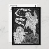 Twee geesten Briefkaart (Voorkant / Achterkant)