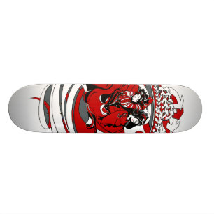 Twee Geishas met Grafisch Ontwerp Skateboard