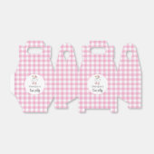 Twee Gekke Goose Roze 2e Verjaardag Bedankdoosjes (Uitgevouwen)