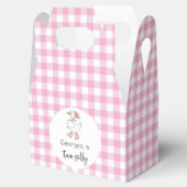 Twee Gekke Goose Roze 2e Verjaardag Bedankdoosjes (Geopend)