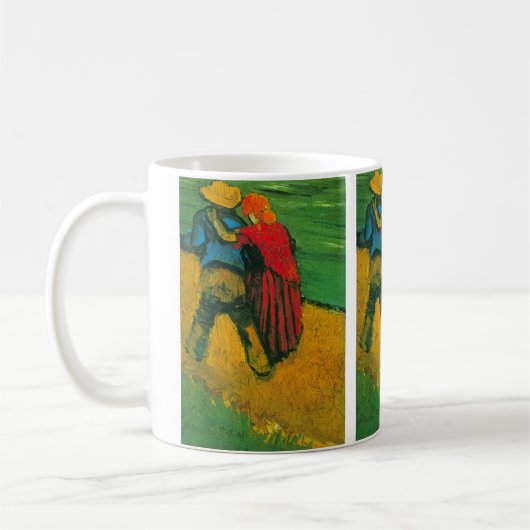 Twee geliefden door Vincent van Gogh Koffiemok (Links)
