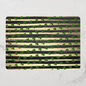 Twee gelukkige 2e verjaardagsfoto bedankt real folie uitnodiging (Achterkant)