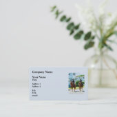 Twee gemonteerde politie visitekaartje (Staand voorkant)