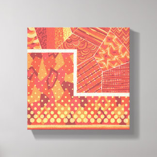 Twee geometrische vormen Composities Art Canva Pri Canvas Afdruk