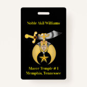 Twee gesneden inkrimpers badge (Achterkant)