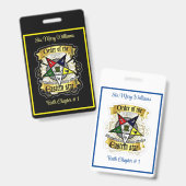 Twee gesteunde OES Badge (Voor- en achterkant)