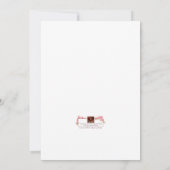 Twee getinte Afstuderen uitnodiging (Achterkant)