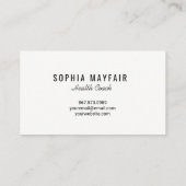 Twee getinte Waterverf Visitekaartje (Achterkant)