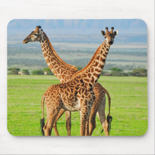 Twee Giraffes Muismat