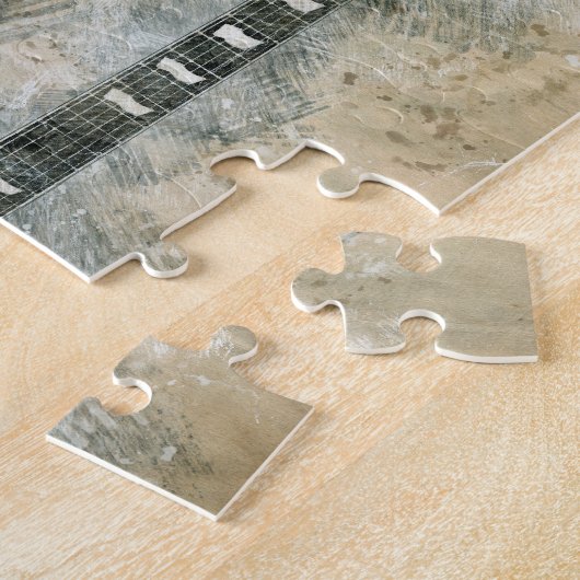 Twee gitaren legpuzzel (Zijkant)