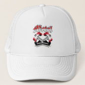 Twee gitaren trucker pet (Voorkant)