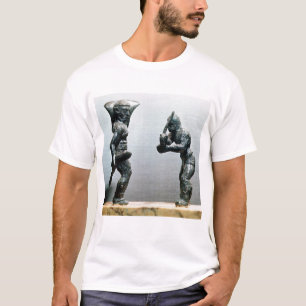 Twee gladiatoren in de gevechtsstrijd t-shirt