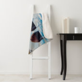 Twee glazen wijn met Eiffeltoren Sherpa Deken (In situ)