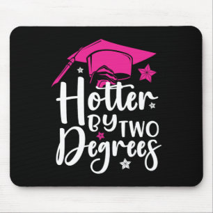 Twee graden warmer Afstuderen 2025 Diploma College Muismat