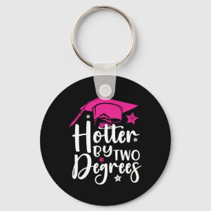 Twee graden warmer Afstuderen 2025 Diploma College Sleutelhanger