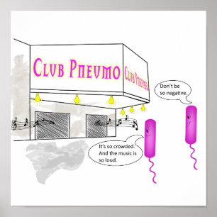 Twee gramnegatieve rijen lopen in een balk poster