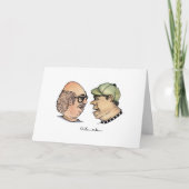 Twee grappige jongens en hun moeders kaart (Voorkant)