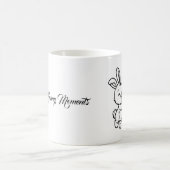 Twee grappige konijnen koffiemok (Center)