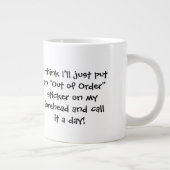 Twee grappige vrienden jumbo mok (Rechts)