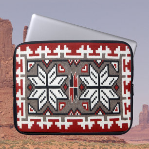 Twee grijze heuvels laptop sleeve