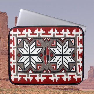 Twee grijze heuvels laptop sleeve