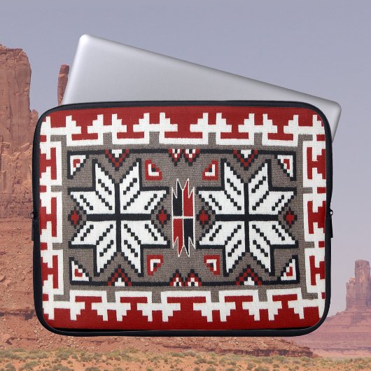 Twee grijze heuvels laptop sleeve