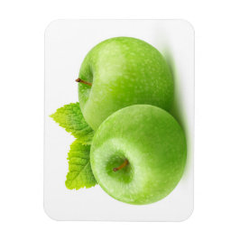 Twee groene appels magneet