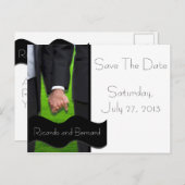 Twee Grooms Custom Save-the-Date Briefkaarten (Voorkant / Achterkant)