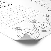 Twee Grooms homo Weddenschap Kleur en Activiteit P Poster (Hoek)