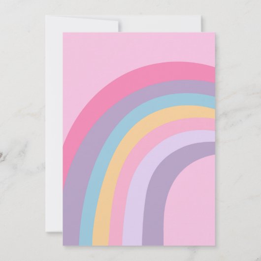 Twee Groovy 2de verjaardag van de Vredesfeest Rain Kaart (Achterkant)