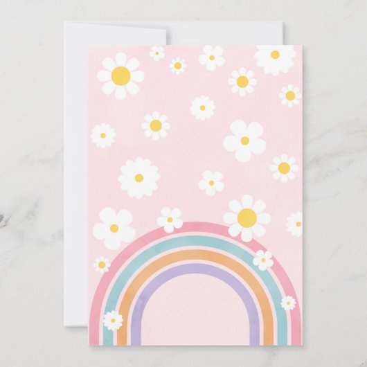 Twee groovy 2e Retro verjaardagsfeestje uitnodigin Kaart (Achterkant)