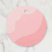 Twee Groovy 2e verjaardag van de Retro Daisy Parti Bedankjes Labels (Achterkant)