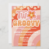 Twee Groovy Birthday Kaart (Voorkant)