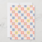 Twee Groovy Boho 2e verjaardag uitnodiging (Achterkant)