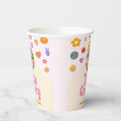 Twee Groovy Disco Ball 2e verjaardagsfeestje Papieren Bekers (Links)