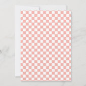 Twee Groovy Retro Daisy en Checker 2e verjaardag Kaart (Achterkant)