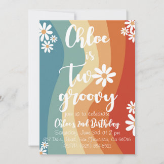 Twee Groovy Retro Kaart