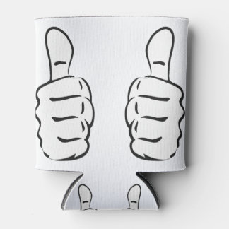 Twee grote duimen omhoog blikjeskoeler