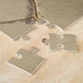 Twee grote harten op het strand legpuzzel (Zijkant)
