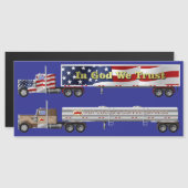 Twee grote ribben magneet (Voorkant / Achterkant)