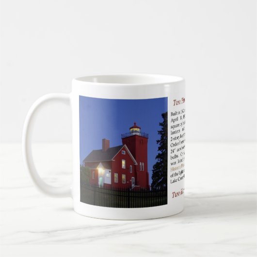 Twee Harbors Lighthouse history mok (Links)