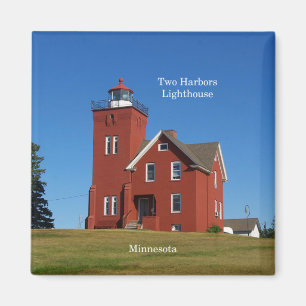 Twee Harbors Lighthouse magnet Magneet