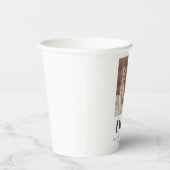 Twee Hart Vierkante Foto 2e Verjaardag Welkom Teke Papieren Bekers (Rechts)