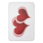 Twee harten badmat (Voorkant Verticaal)