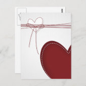 Twee Harten Briefkaart (Voorkant / Achterkant)