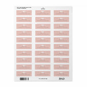 Twee harten bruiloft etiket (Full Sheet)